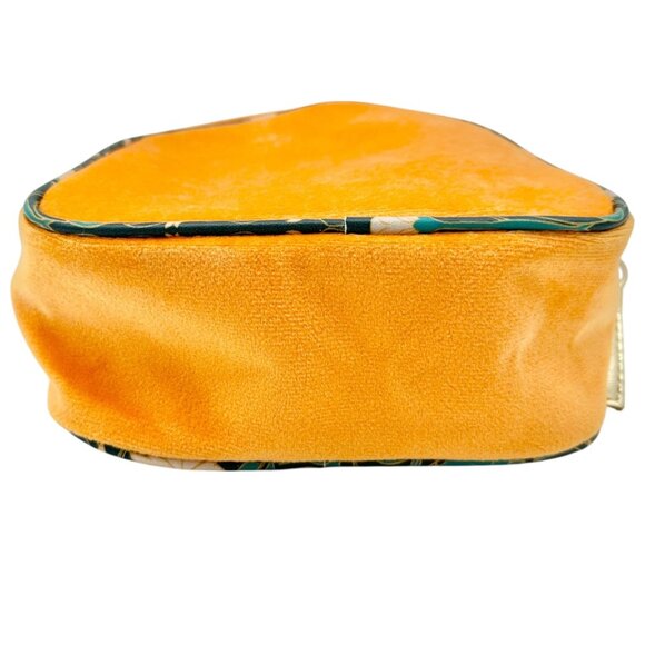 Bath & Body Works Orange Fox-Shaped Cosmetic Bag 6x6x2.5 Poly With Vinyl Trim - Picture 8 of 11
